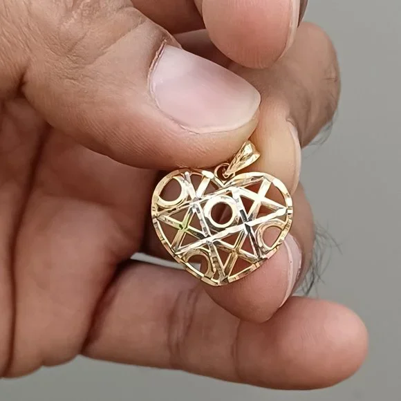 10kt Real Gold Heart Pendant